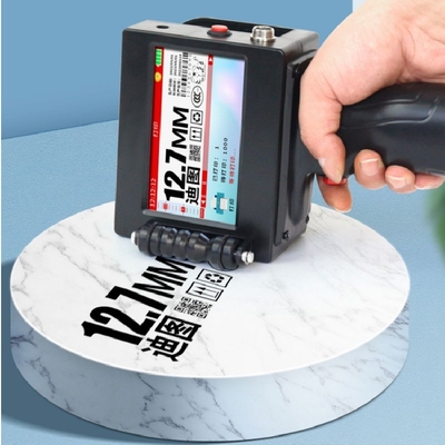 Impresora TIJ Impresora de inyección de tinta portátil para cuero de plástico Impresora UV digital de inyección de tinta de PVC