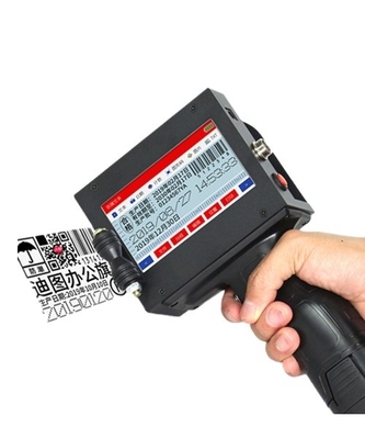Impresora digital portátil fácil de usar para todas las superficies de bolsas de plástico de botellas