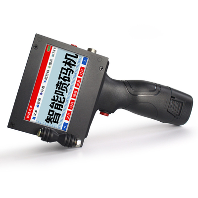 Impresora TIJ 600DPI Impresora de inyección de tinta de mano para máquina de codificación Distancia de impresión 2-5 mm