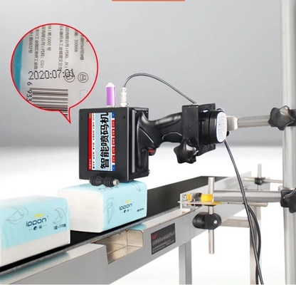 Impresora TIJ 600DPI Impresora de inyección de tinta de mano para máquina de codificación Distancia de impresión 2-5 mm