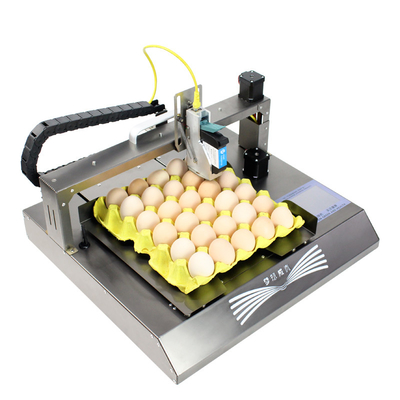 Impresora de inyección de tinta inteligente de imagen automática de huevo fecha de caducidad Impresión de tamaño 2-12.7 mm para huevos