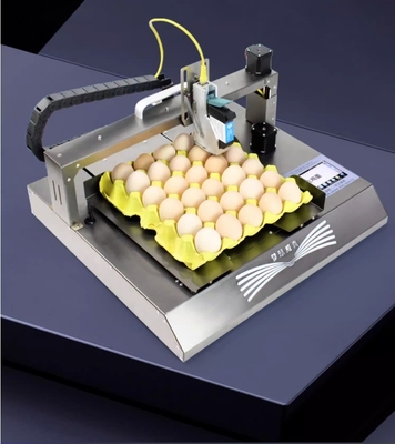 Impresora de inyección de tinta inteligente de imagen automática de huevo fecha de caducidad Impresión de tamaño 2-12.7 mm para huevos