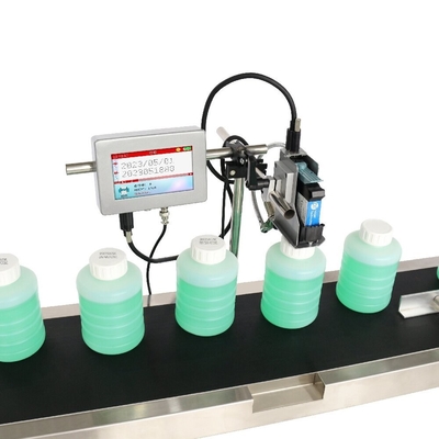 2-12.7mm Impresión Dimensión Industrial TIJ Impresora de inyección de tinta para botellas Bolsas de plástico Bolsas