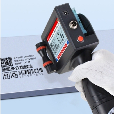 Impresora de fecha portátil portátil de tinta de secado rápido para impresión semiautomática de cajas de cartón