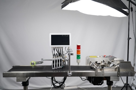 Máquina de impresión TIJ de tinta seca rápida Impresora de código de fecha industrial de 10 pulgadas con tinta rápida