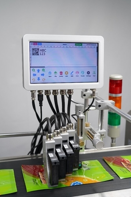 Impresora de inyección de tinta TIJ de 10 pulgadas con tecnología de codificación de fecha de caducidad digital continua