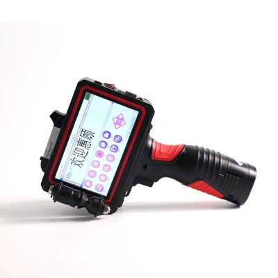 Impresora de inyección de tinta 42ml Tinta de disolvente seco rápido 1-6 líneas Mano portátil Inteligente Definición de código de fecha pantalla LED