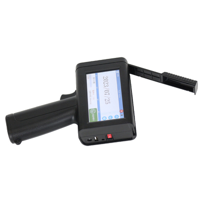 Impresora de inyección de tinta portátil semiautomática para fecha de caducidad y código de lote en un solo color
