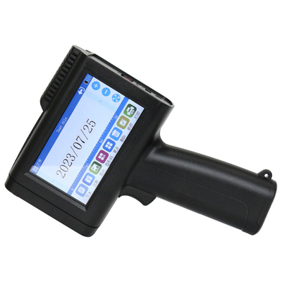 Impresora de inyección de tinta portátil industrial semiautomática para codificación de números de lote de código QR de fecha