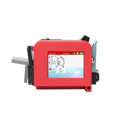 Máquina de codificación de lotes de inyección de tinta mini con impresión de 600DPI y diseño portátil