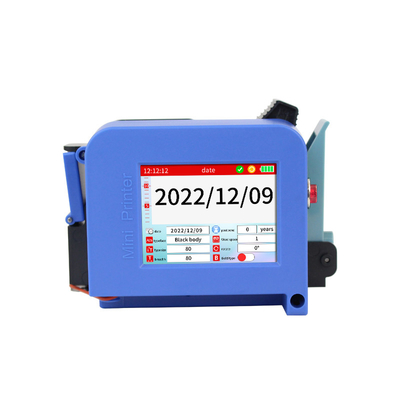 Máquina de codificación de lotes de inyección de tinta mini con impresión de 600DPI y diseño portátil