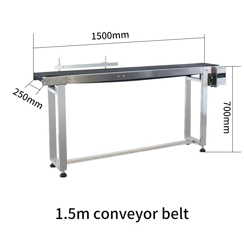1.5m longitud del cuerpo del material de la cinta transportadora de la mesa para la línea de producción semiautomática