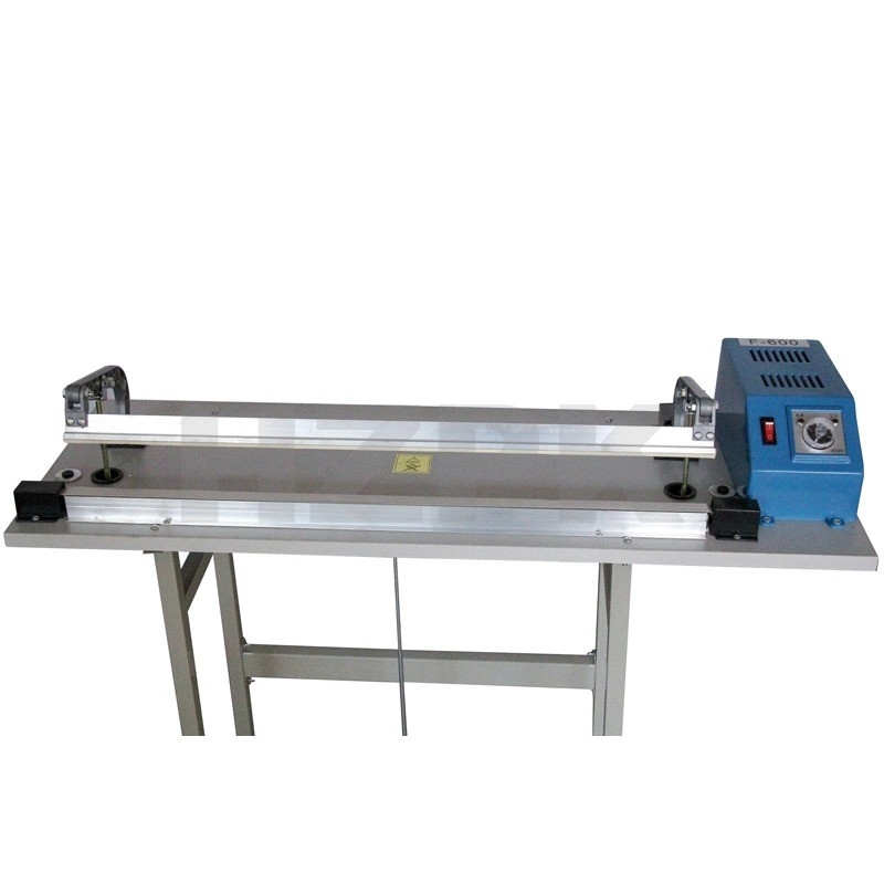 Máquina de sellado con pedal de certificación CE para bolsas de papel de plástico Velocidad máxima 12m/min 11 KG