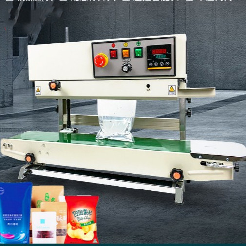 FR-990 Máquina de sellado de banda continua vertical fácil de operar e ideal para textiles