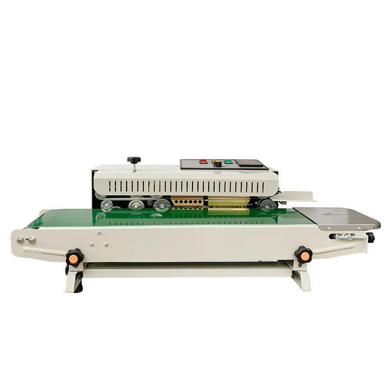 Larga vida útil Bolsas de plástico automáticas Máquina de sellado continuo sellador de banda L820*W400*H305mm