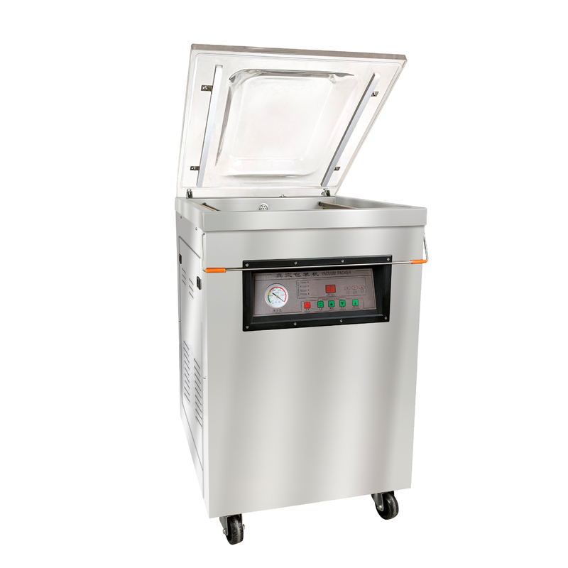 Máquina eléctrica de sellado por vacío de alimentos de cámara única vertical DZ-500/2E para almacenamiento de alimentos