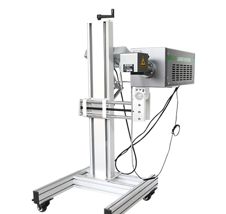Impresora profesional de 220V a 3.6A 50HZ de marcado de fecha con láser de CO2 para tableros de frascos