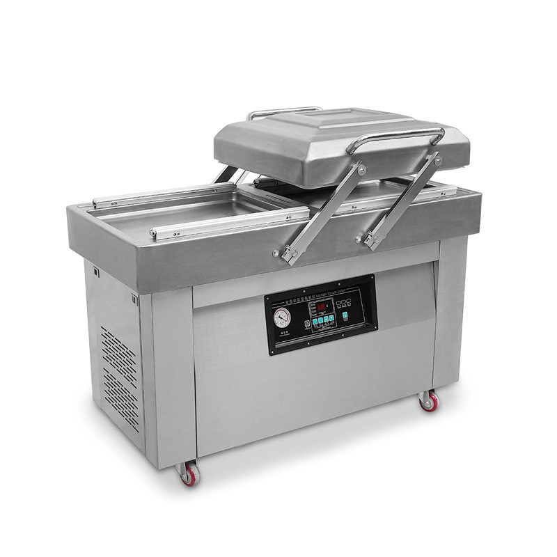 DZ-500 2SB Máquina semiautomática de embalaje a vacío de doble cámara para la industria textil