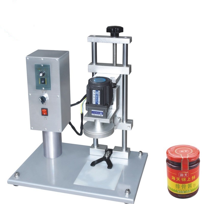 Máquina automática para cubrir botellas y frascos de vidrio con capacidad de 20 kg Certificado CE