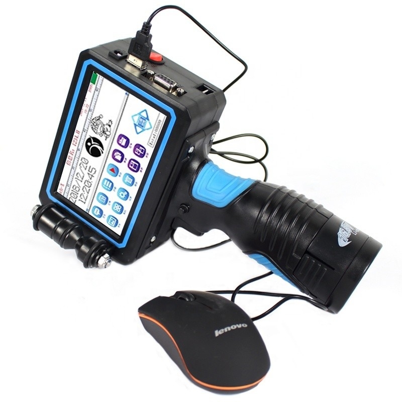 Impresora de pantalla Impresora de inyección de tinta portátil CE T980 para impresión y codificación en un solo color