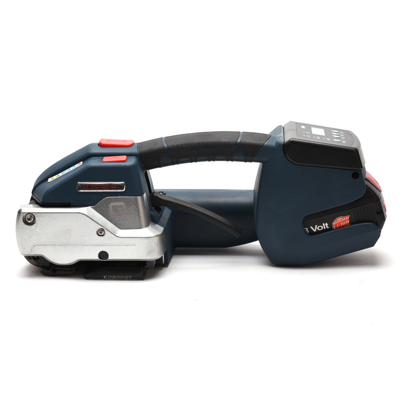Máquina de envoltura automática de mano de una llave para correas de PP PET accionada por electricidad