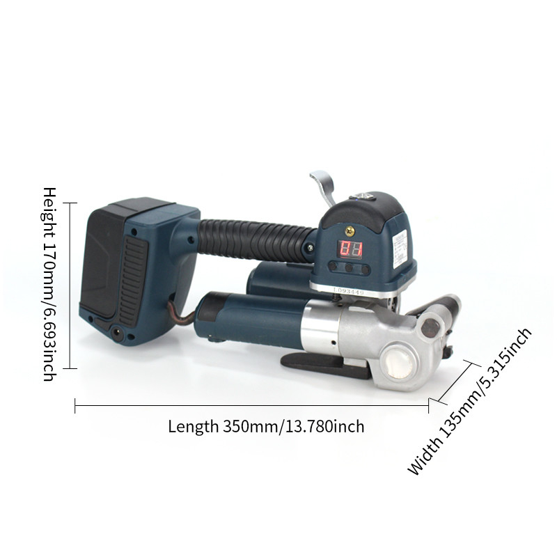 Armadura sin esfuerzo con 325*130*140mm Máquina automática de armadura de cinturón de PP/PET