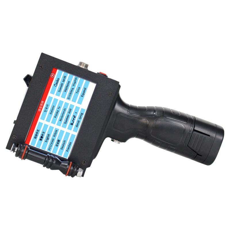 0.89 KG 25.4 mm Caja de cartón portátil de embalaje exterior Caja de impresión de pistola de inyección de tinta Máquina de codificación de impresión