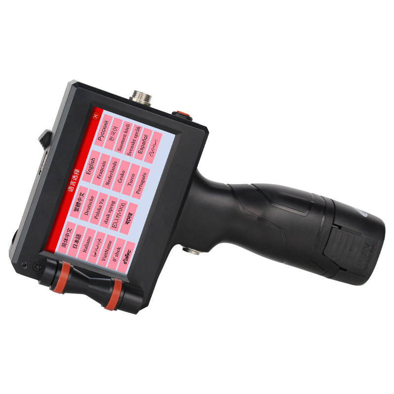 Impresora de fecha portátil portátil de tinta de secado rápido para impresión semiautomática de cajas de cartón