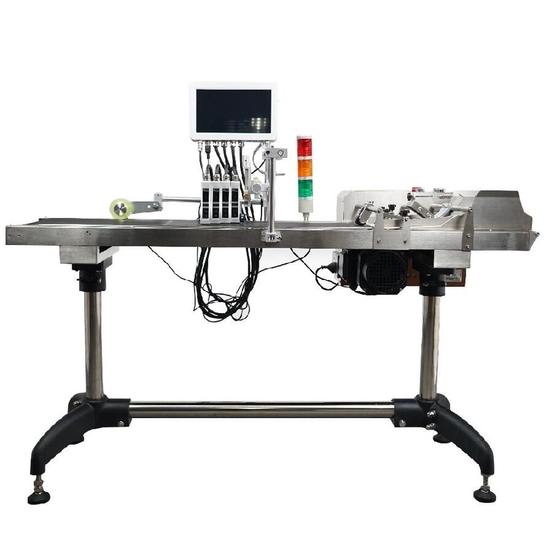 Máquina de impresión TIJ de tinta seca rápida Impresora de código de fecha industrial de 10 pulgadas con tinta rápida