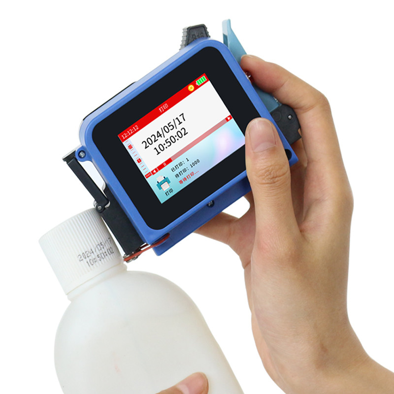 Máquina de codificación de inyección de tinta térmica mini tipo C para papel madera plástico vidrio metálico