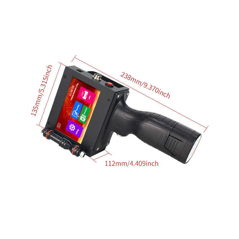 Impresora portátil de fecha de vencimiento Lian Lian J 130 12.7 mm para máquina portátil de codificación QR
